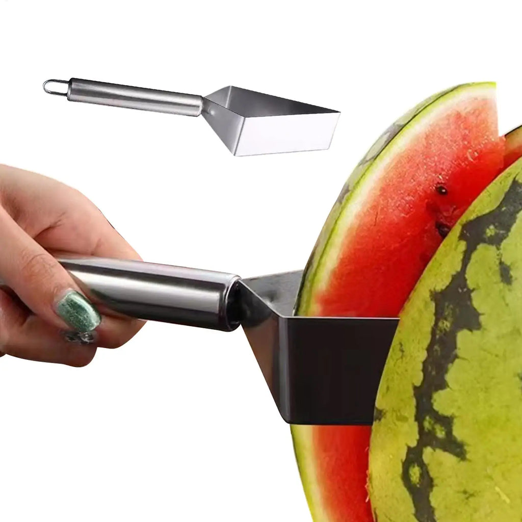 Stainless Steel Triangular Watermelon Slicer & Fruit Cutter