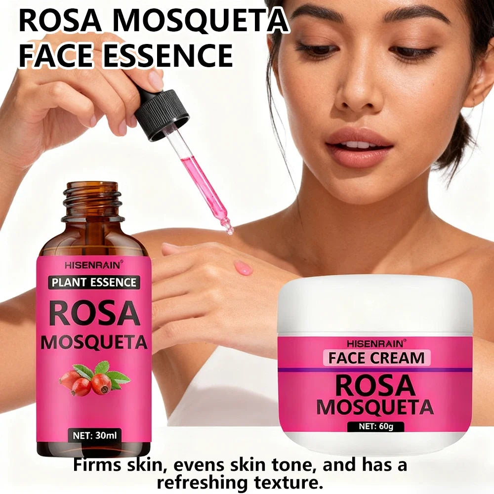 HISENRAIN Rosehip Serum & Cream Set – Brightening & Hydrating