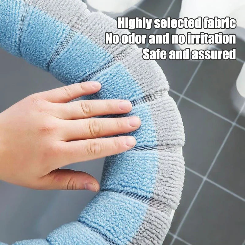 Soft Thick Toilet Seat Cover Cushion with Handle – Universal Fit