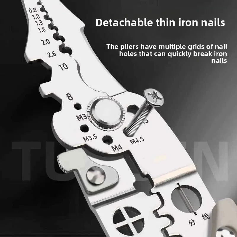 Professional Electrician Pliers – Wire Stripper & Crimping Tool