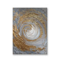 Nordic Abstract Gold Foil Hand-Painted Oil Painting Wall Art