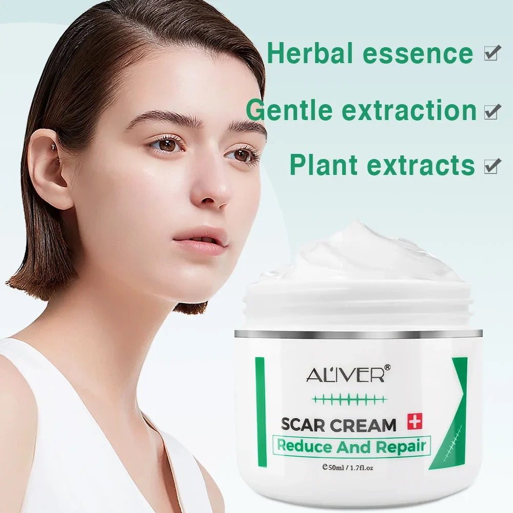 ALVER Acne Scar & Stretch Mark Remover Cream 50ml | Skin Repair