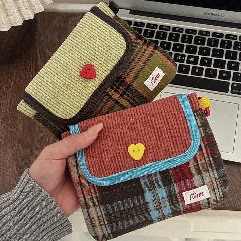 Data Cables Organizer Sanitary Pads Bag Large Capacity Contrast