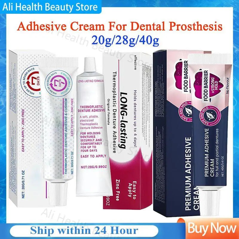 Strong Denture Adhesive Cream – All-Day Hold | 20g 28g 40g