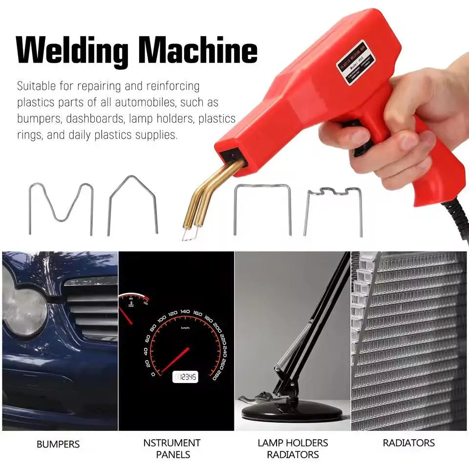Plastic Welder Nail Gun Welding Machine Nails Car Bumper Repair