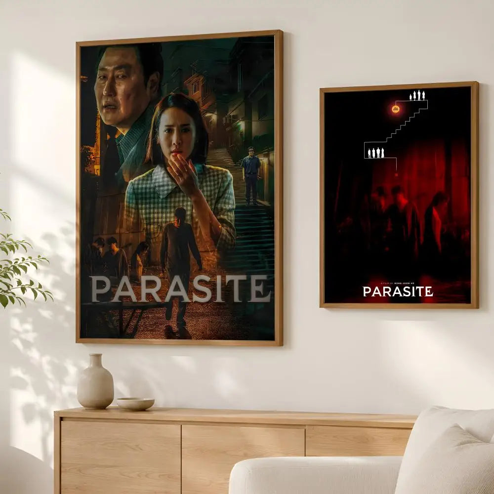 Parasite Movie Poster Self-Stick HD PVC Waterproof Wall Art