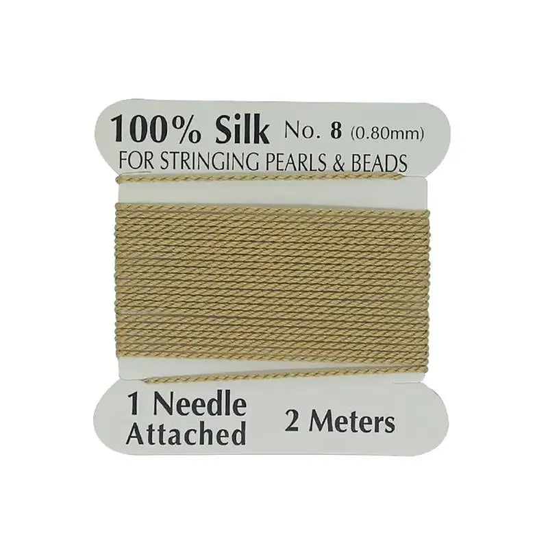 0.8mm Natural Silk Cord 2M – Multicolor DIY Jewelry Making