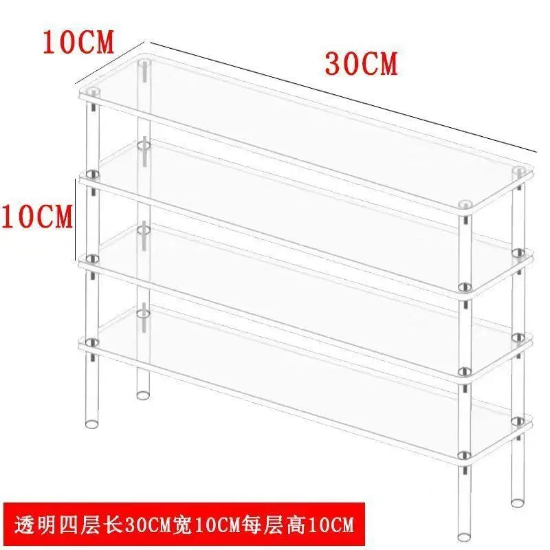 Acrylic Multi-Layer Display Rack for Figurines, Dolls & Toys
