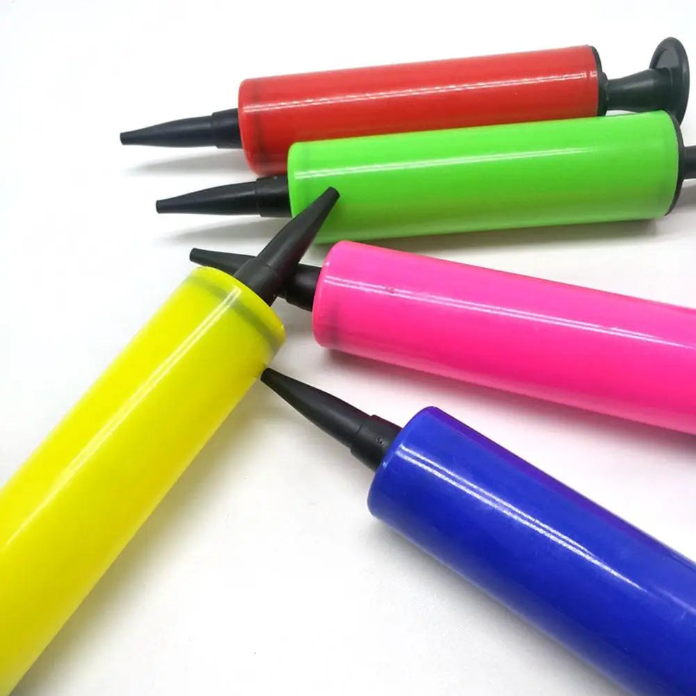 Hand Push Balloon Pump – Double-Action Party Inflater
