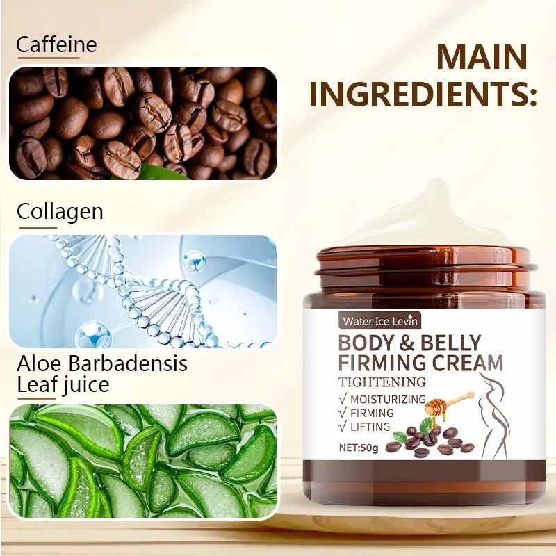 Abdominal Firming Cream 60g – Hyaluronic Acid & Aloe