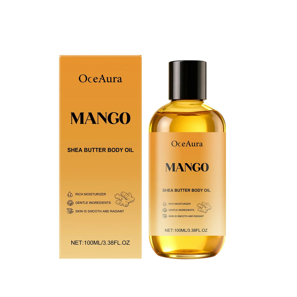 Mango & Shea Butter Body Oil – Hydrating & Nourishing | OceAura