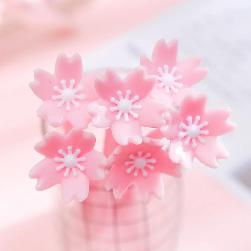 Kawaii Sakura Gel Pen – Cute Pink Silicone Writing Pen