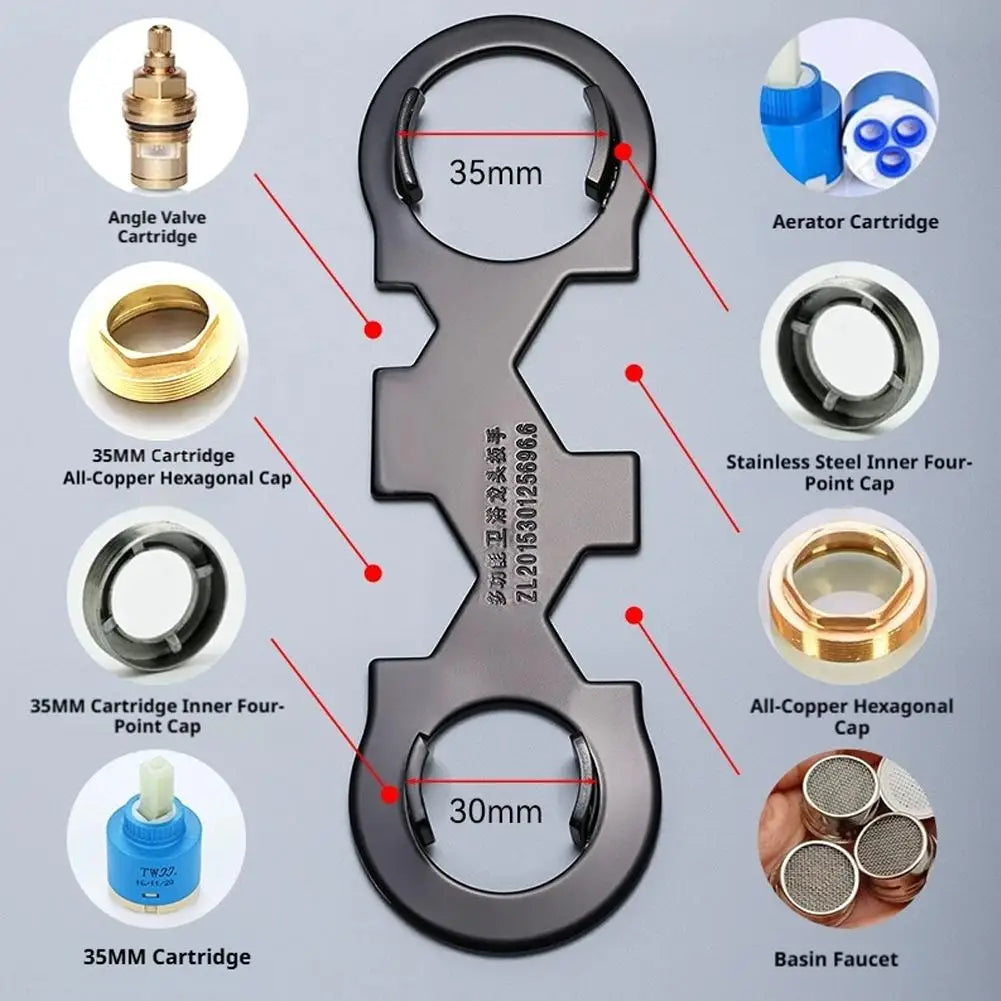 Bathroom Shower Faucet Wrench Universal Household Valves Cores