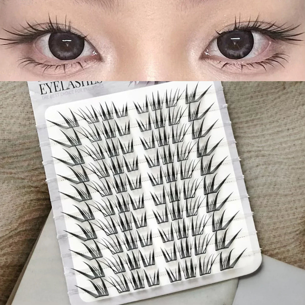 Korean Fluffy Cluster Lashes – Natural DIY Eyelash Extensions