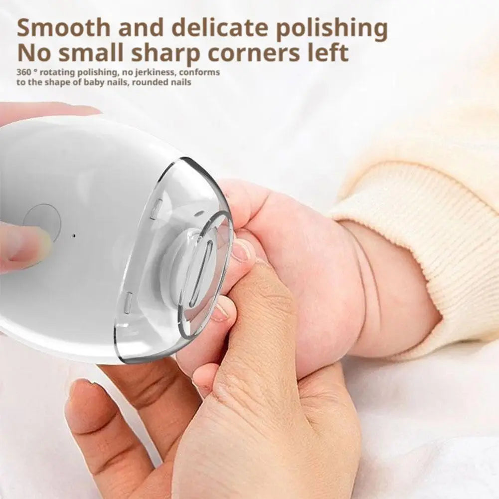 2-in-1 Electric Nail Clipper & Grinder with LED – Baby & Adult