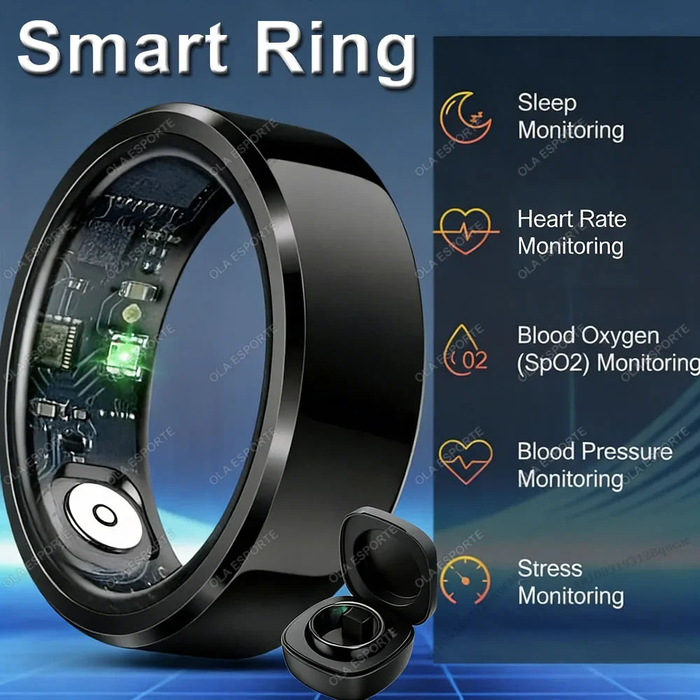 2026 Smart Ring Heart Rate Blood Pressure Sleep Monitoring Motion
