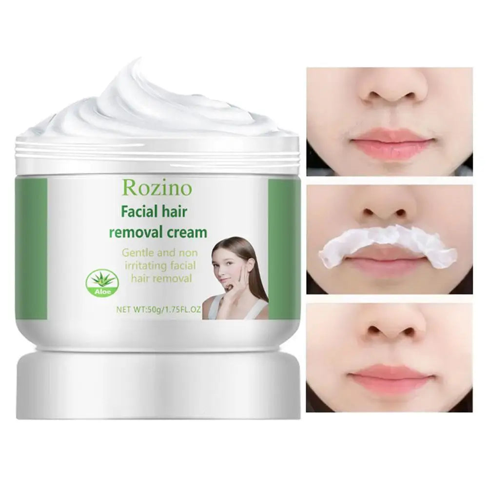 Facial Hair Removal Cream – Gentle, Painless Upper Lip & Chin