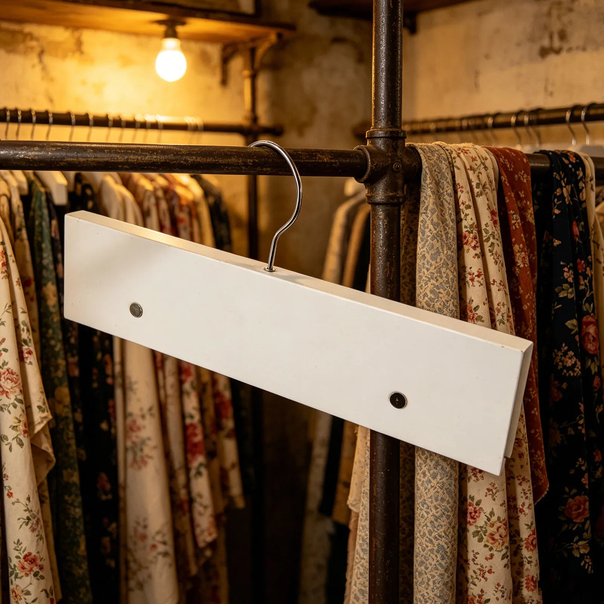 Fabric Sample Hanger Textile Display Hook Smooth Iron Finish Retail
