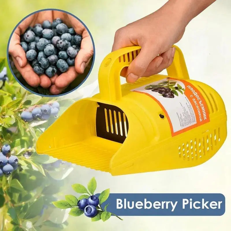 Blueberry Picker Rake – Lightweight Fruit Harvester Scoop Tool
