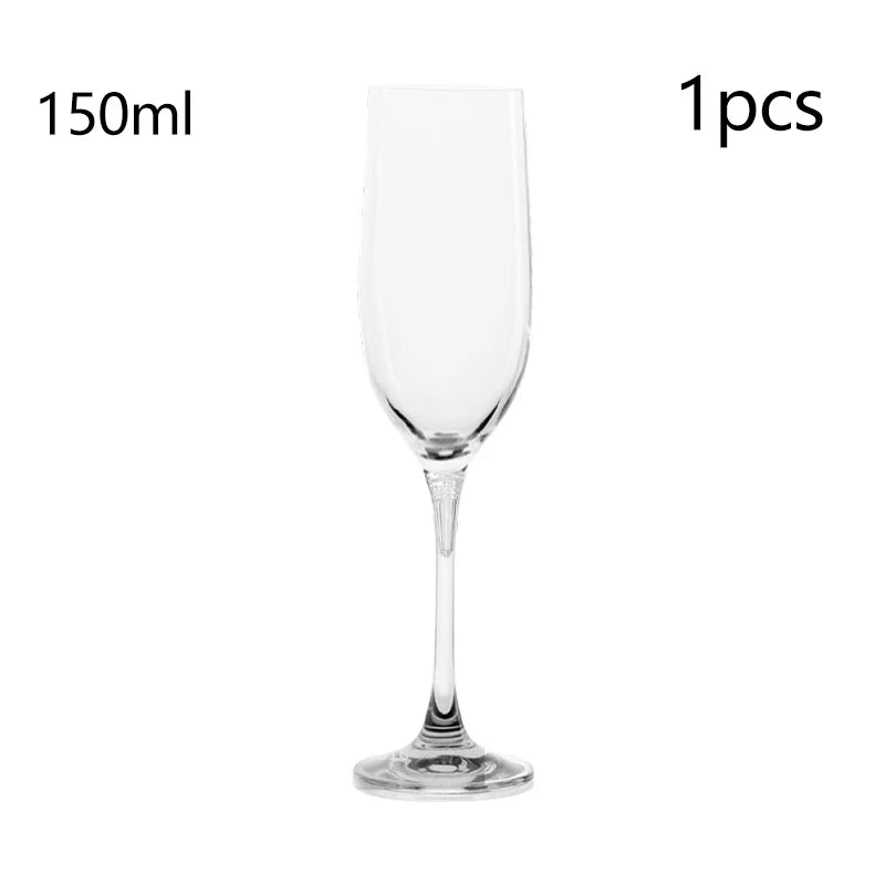 150ml Disposable Plastic Champagne Flutes for Weddings & Parties