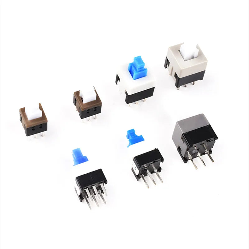 5 8 7 Self Locking Non Push Tactile Power Micro Switch 6 Pin Button