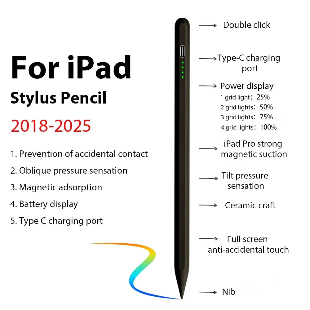 iPad Stylus Pen – Wireless Pairing & Tilt Sensitivity