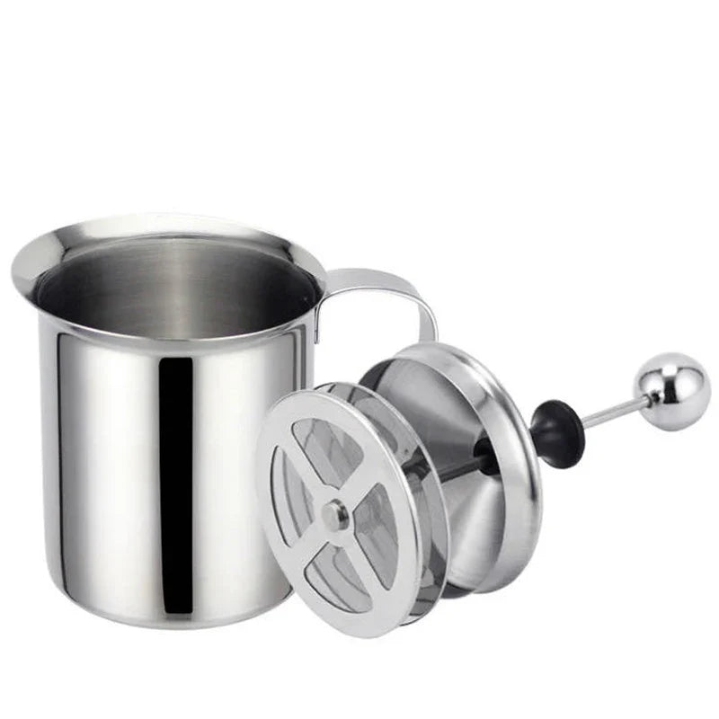 BALASHOV Double Mesh Stainless Steel Milk Frother 400ML
