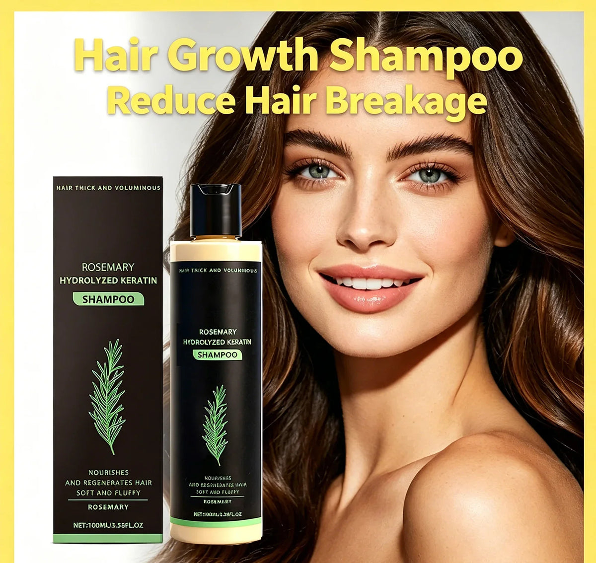 Rosemary Oil Shampoo – Volumizing & Keratin Scalp Care 100ml
