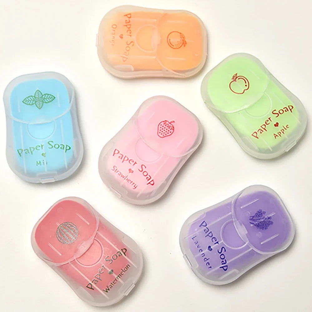 Portable Hand Soap Sheets for Travel – 50 Dissolving Sheets