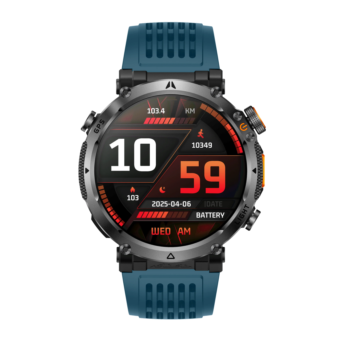 GPS Sports Smartwatch 1.7" HD Bluetooth Call Health Monitor