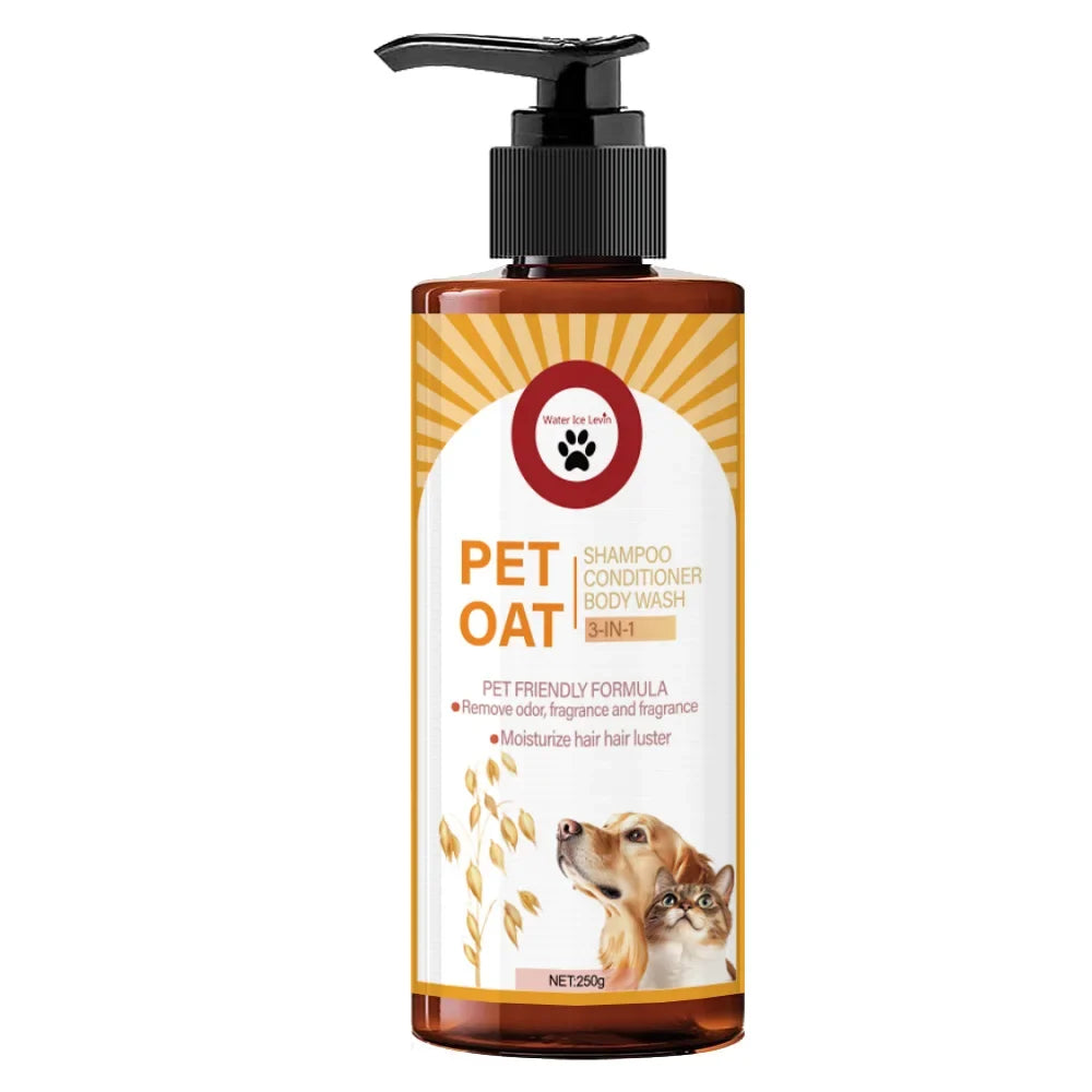 Pet Shampoo for Dogs & Cats – Odor Control, Soft Coat & Fresh Scent