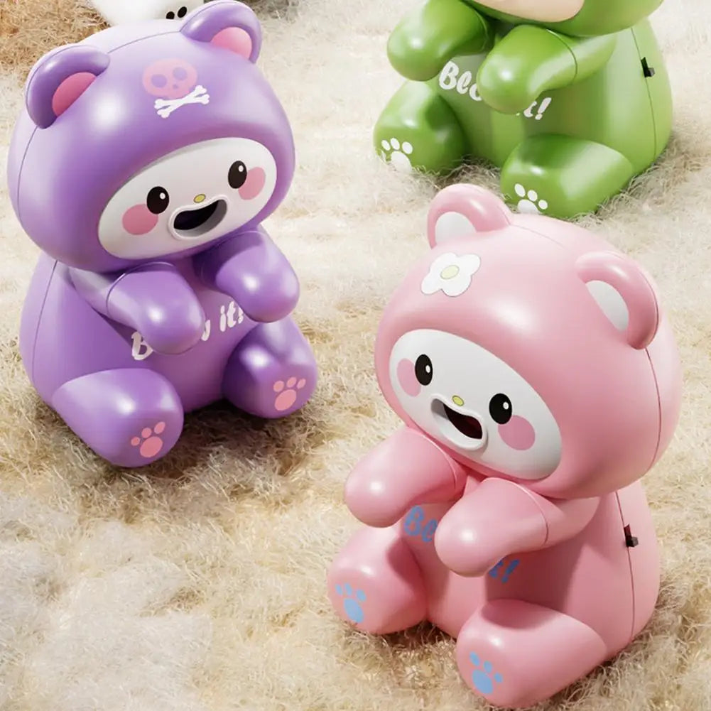 Cute Animal Clip-On Mini Fan – Rechargeable USB Desk Blower