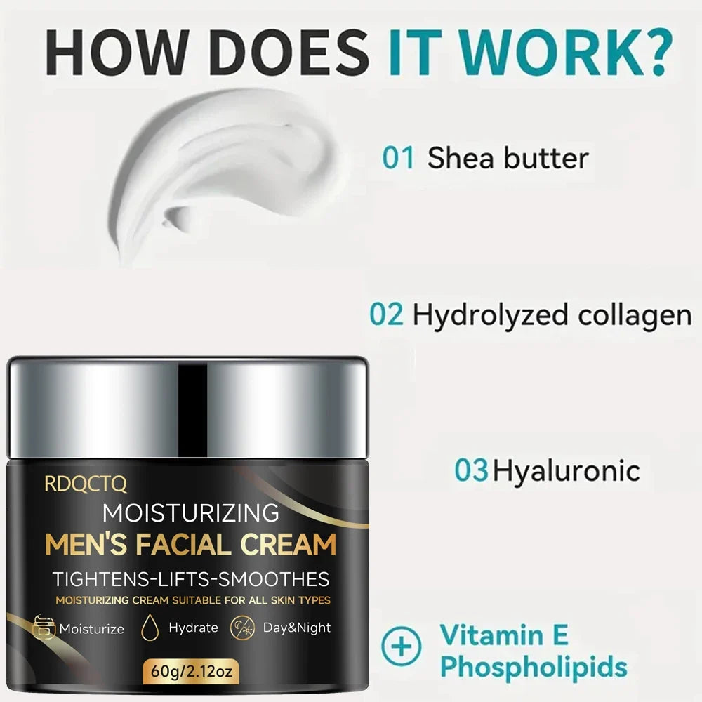 Men's Retinol Firming Face Cream – Collagen & Hyaluronate