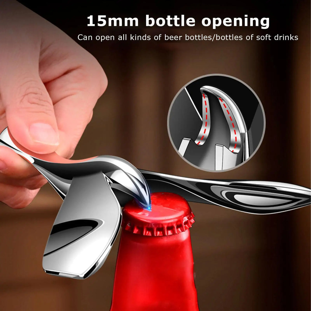Beer Bottle Openers Manual Lids Opener Kitchen Tool Balanced Bird Bar