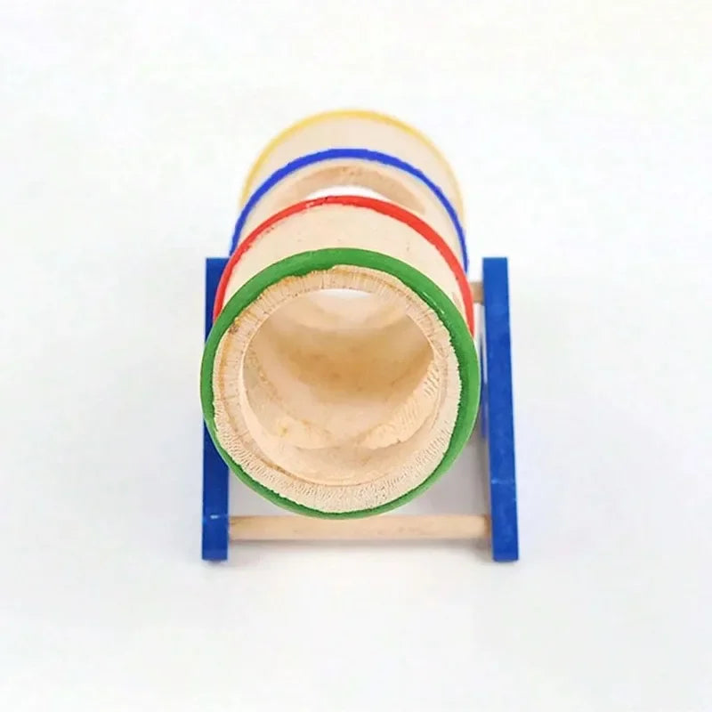 Wooden Rainbow Seesaw Toy for Hamsters & Small Pets