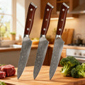67-Layer Damascus Steel Kitchen Knife Set – 1 to 4 PCS