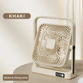 M09 Rechargeable Desktop & Wall Fan | 3600mAh USB Battery