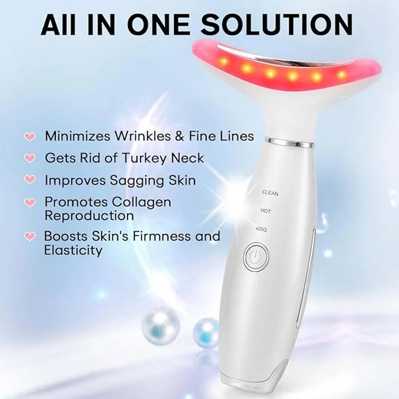 7-in-1 LED Cryo Face & Neck Massager | Gua Sha Ice Globe