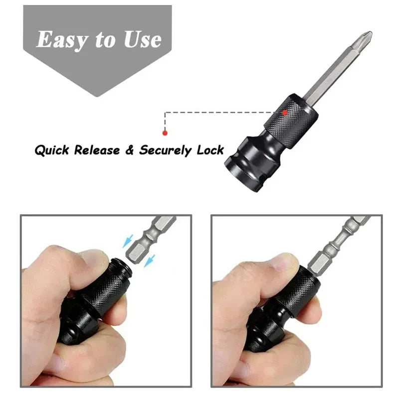 1 2 Square Handle 4 Hex Electric Wrench Conversion Head Extension