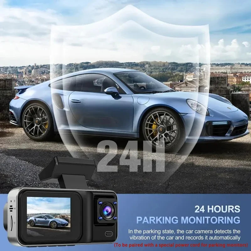 Baideluo 1080P Dual Lens Car Dash Cam DVR + Optional Rear Camera