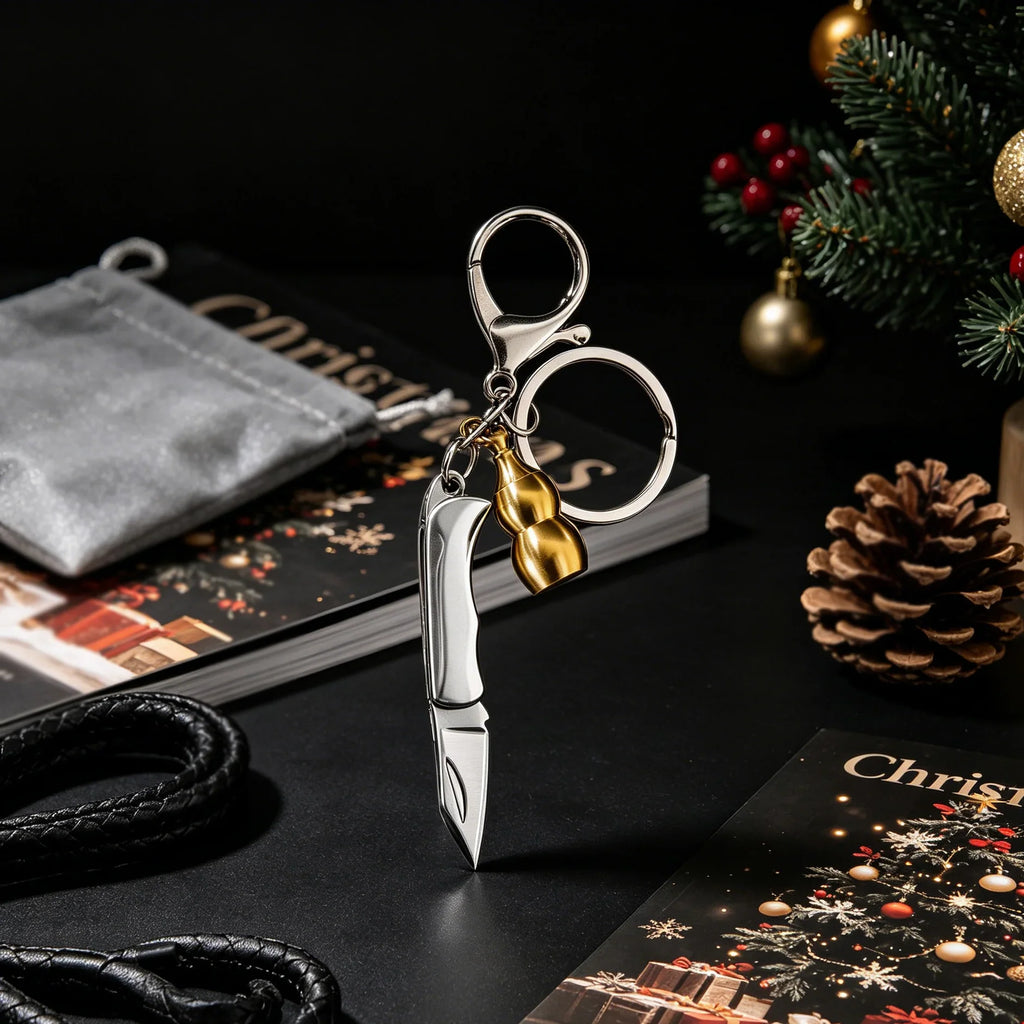 Folding Pocket Knife – Lightweight EDC Keychain Camping Tool