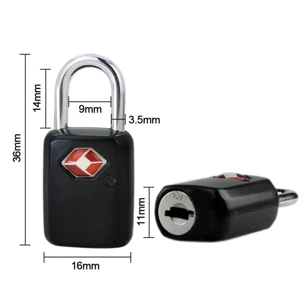 Portable Customs Lock TSA Locks Travel Luggage Suitcase Anti-theft