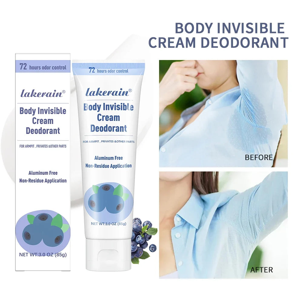 Lakerain Fruity Deodorant Cream – Aluminum-Free, Long-Lasting