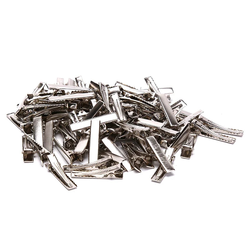 100 Pcs Alligator Hair Clip Blanks | DIY Hairpin Findings