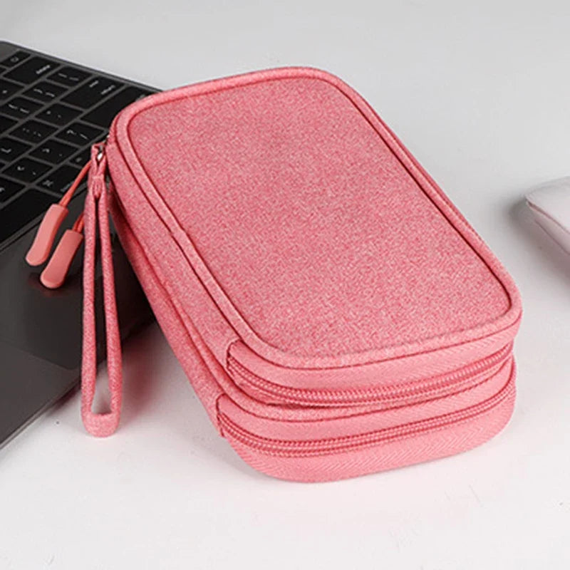 Double-Layer Digital Accessories Storage Bag | Large Capacity