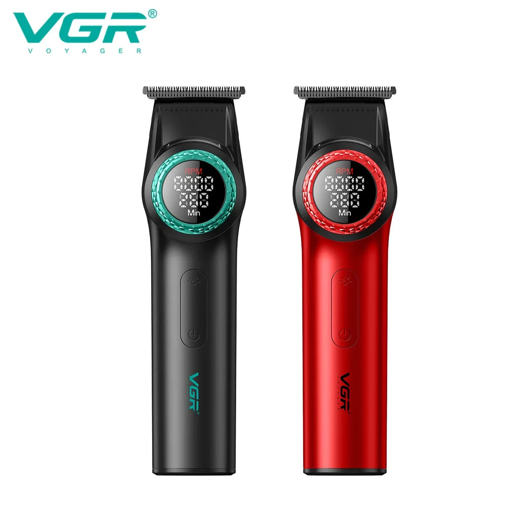 VGR V-977 Cordless Hair Clipper Trimmer | LED, USB, 260-Min Battery