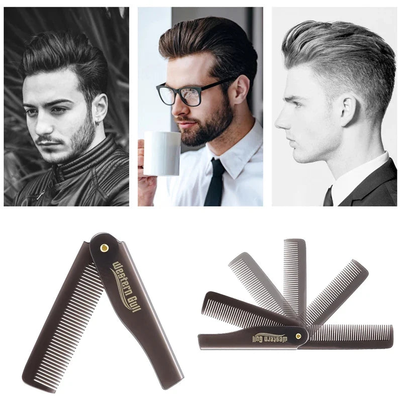 Portable Foldable Pocket Comb – Beard & Hair Styling Tool