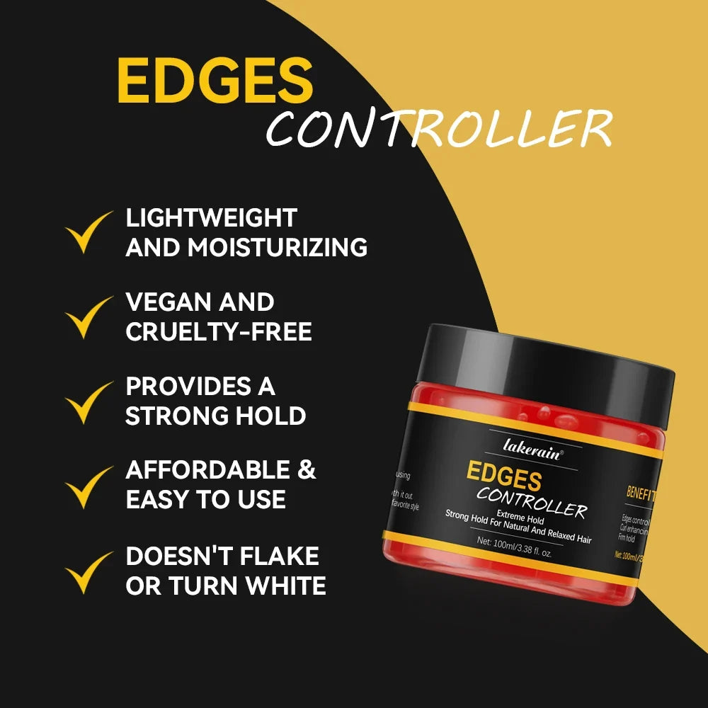 Edge Control Gel – Strong Hold, No Flaking, All Hair Types