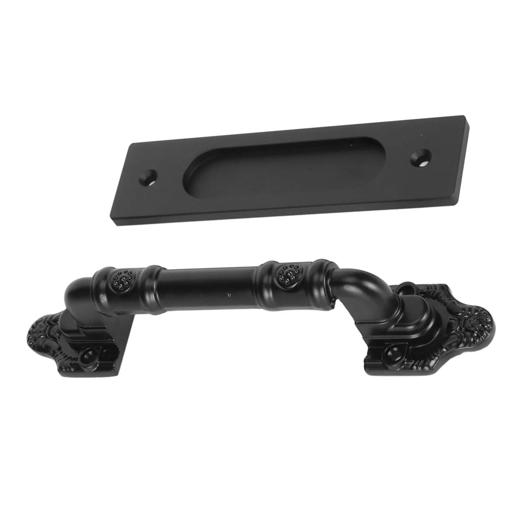Barn Door Handles Sliding Handle Double Sided Black Pull Gates Garages