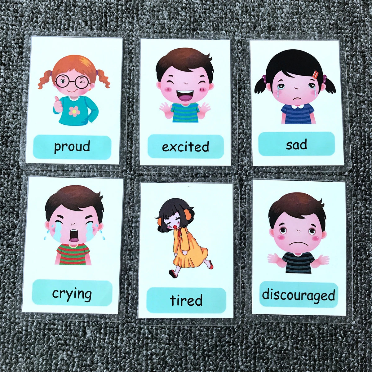 Montessori Kids English Words Learning Flashcards Early Educational